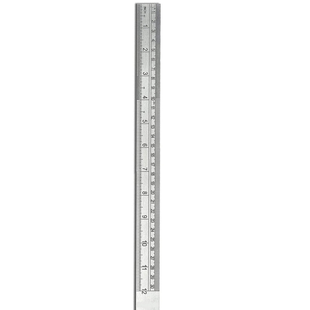 STAINLESS STEEL RULER - 12 INCH