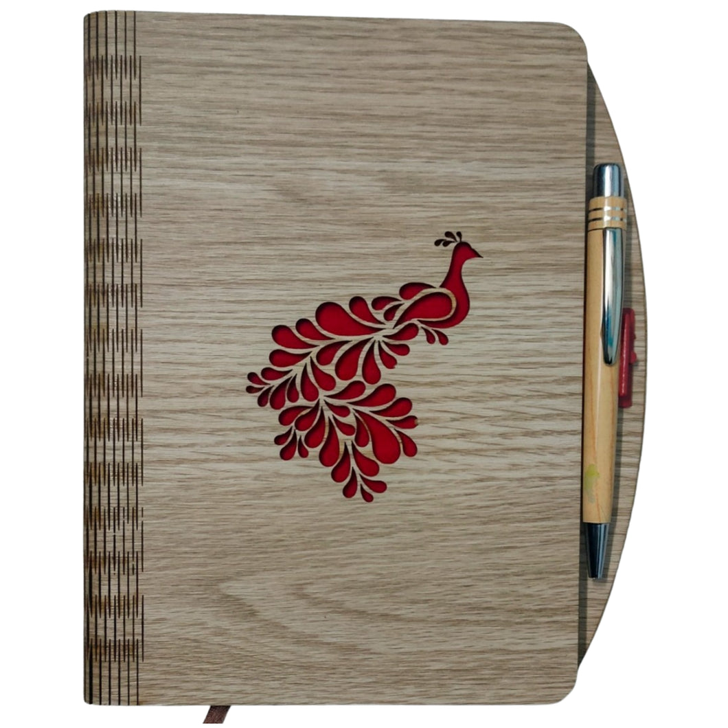 Wooden Diary - Designer Diary with 1 Pen