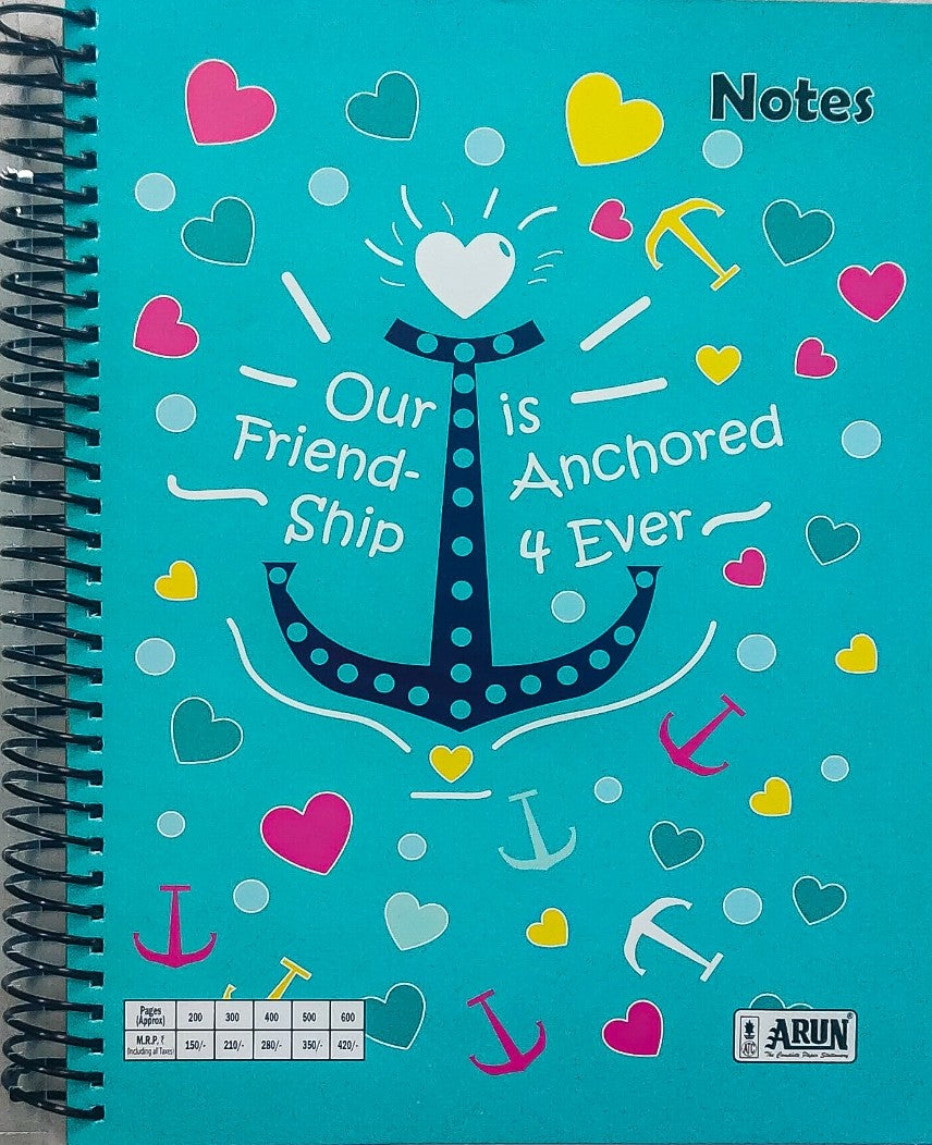 SPIRAL NOTEBOOK - 400 PAGES - A4 - REGISTER